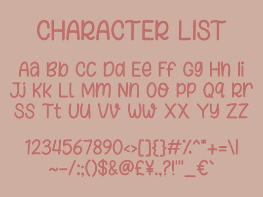 Besties Handwritten Font