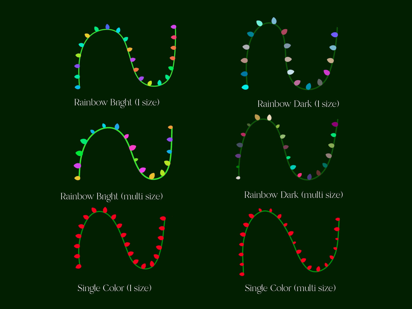 Christmas Light Procreate Brushes