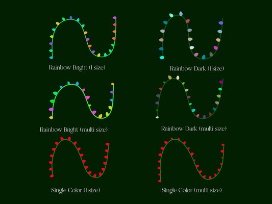 Christmas Light Procreate Brushes