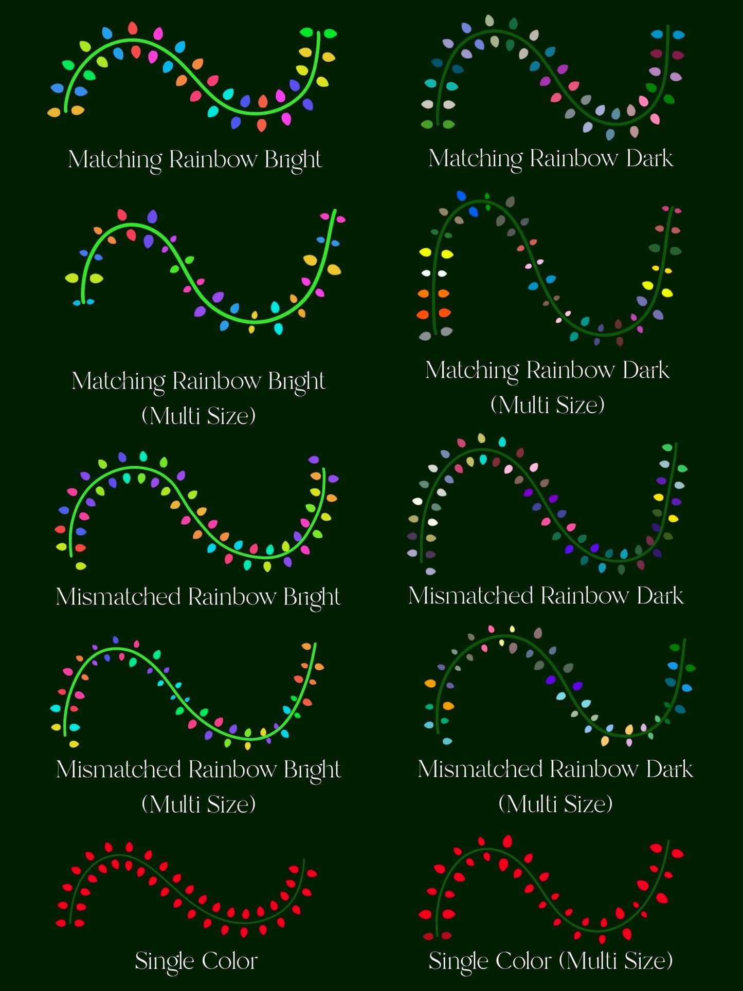Christmas Light Procreate Brushes