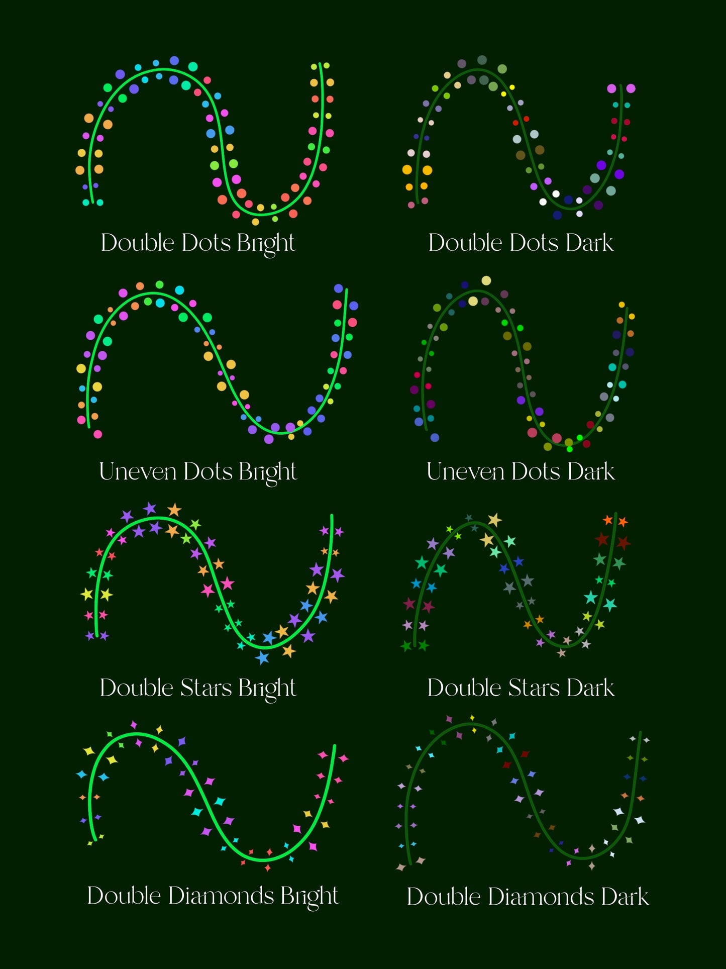 Christmas Light Procreate Brushes