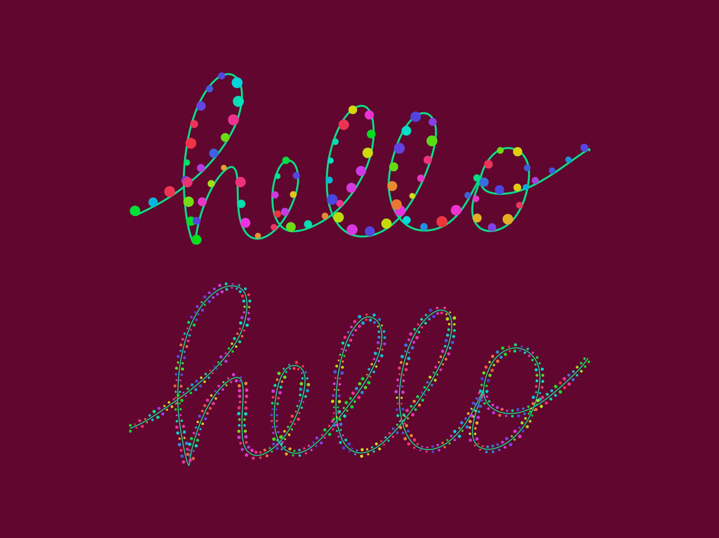 Christmas Light Procreate Brushes