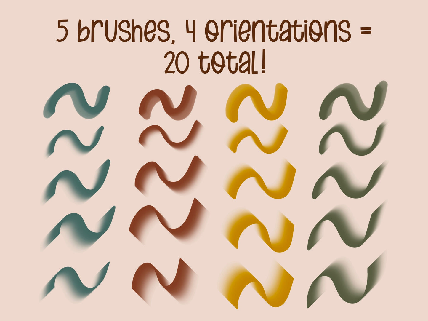 Vanish Lettering Procreate Brushes