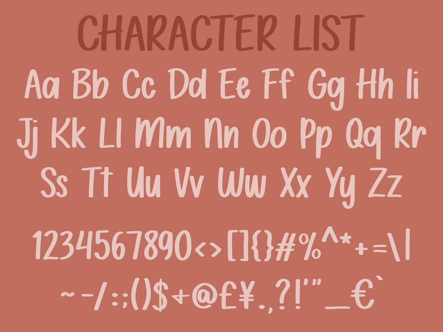 Sticky Note Handwritten Font