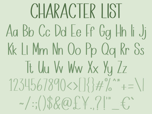 Sweet Pea Handwritten Font