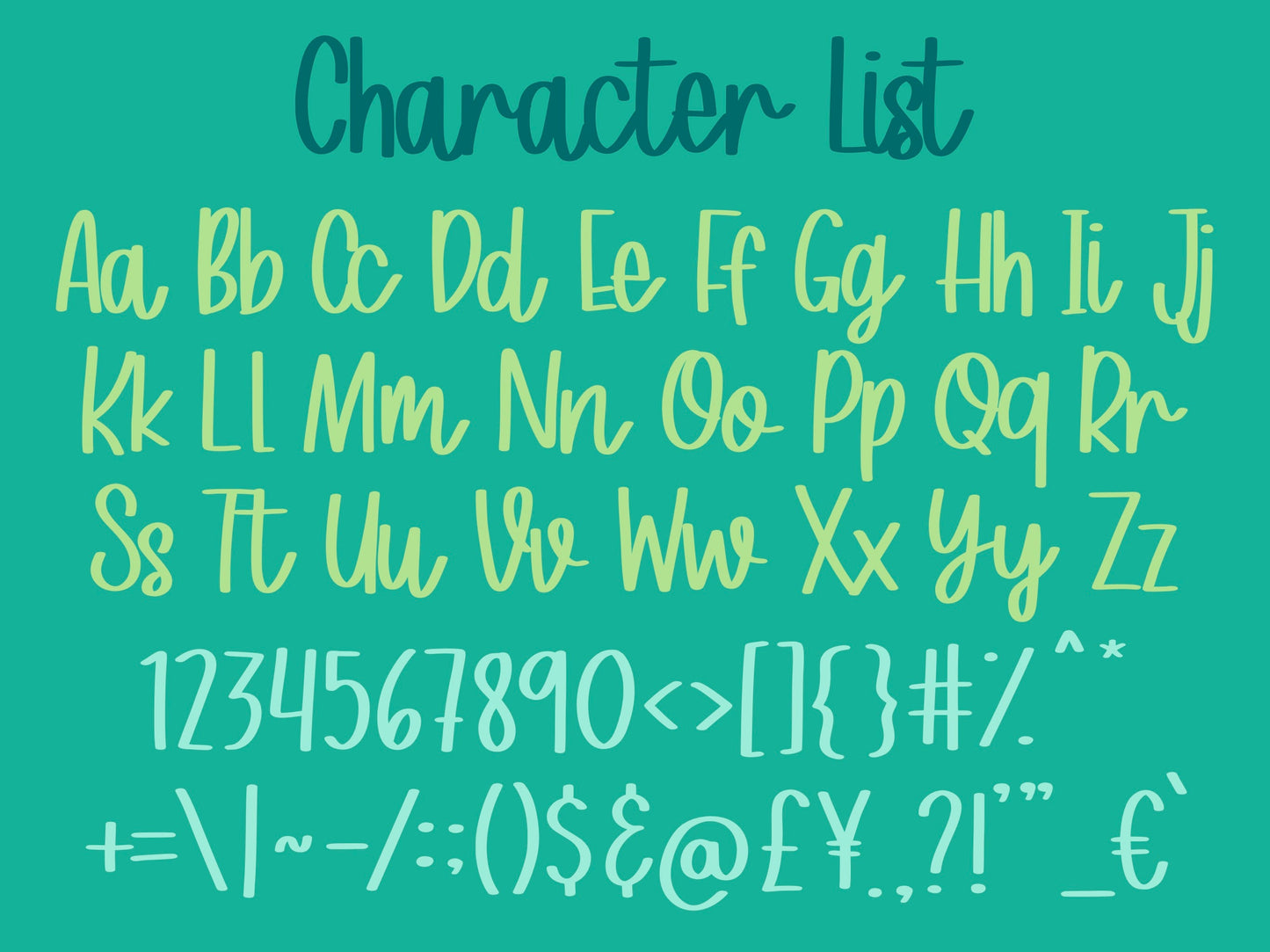 Someday Handwritten Font