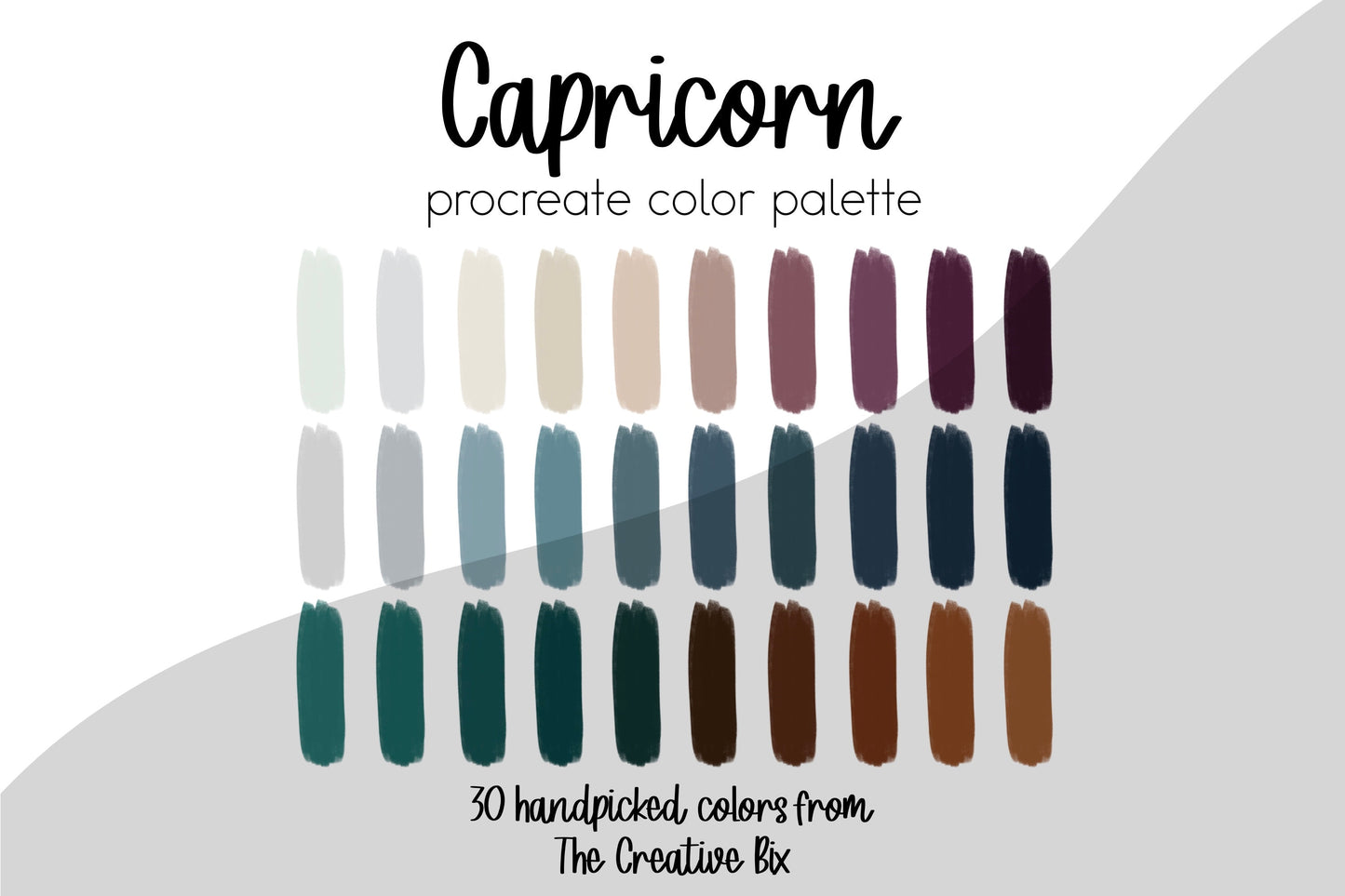 Capricorn Zodiac Procreate Palette