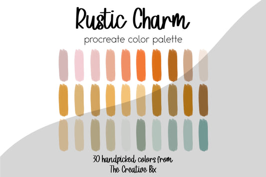 Rustic Charm Procreate Palette