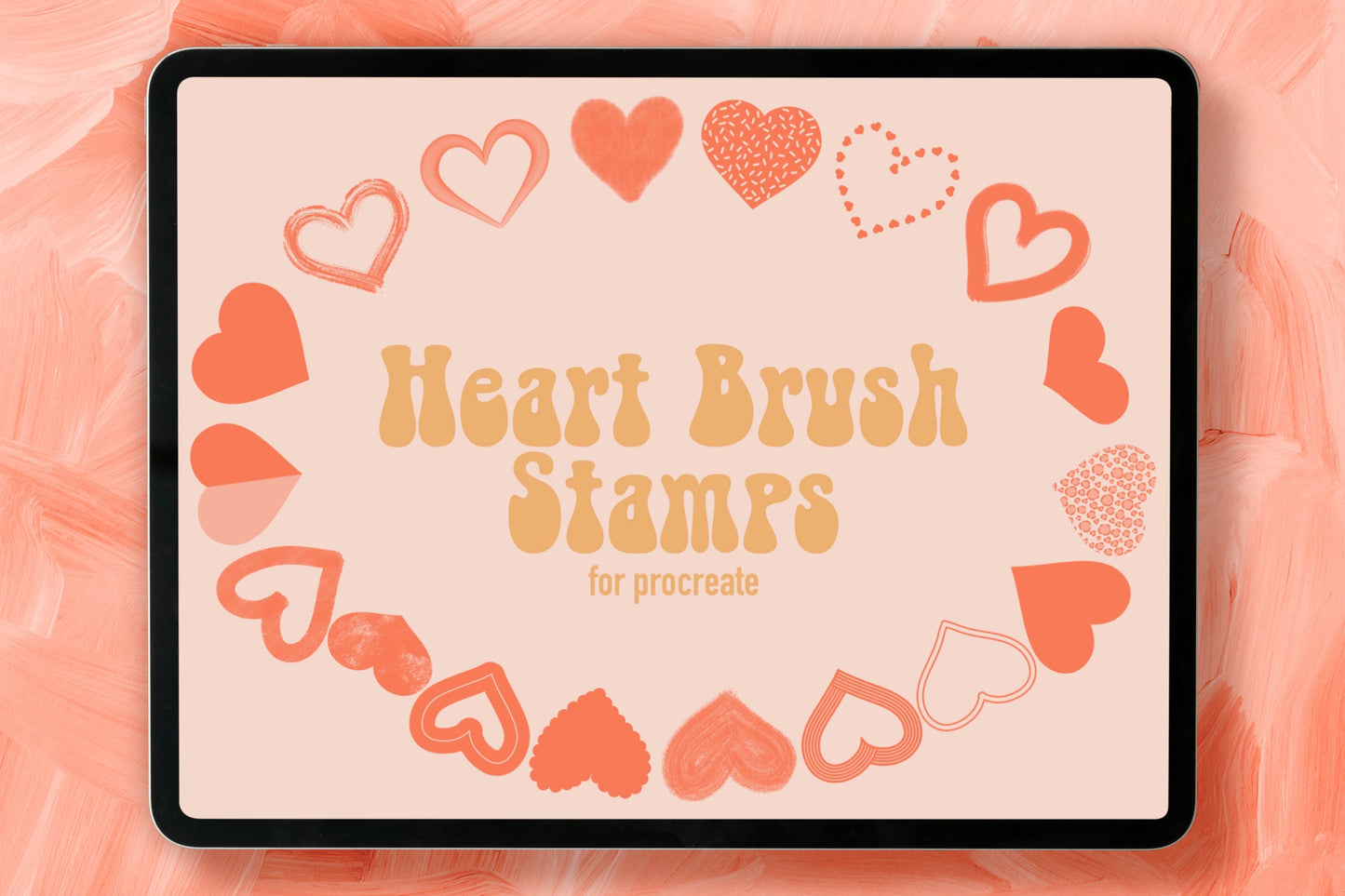 Heart Procreate Brush Stamps