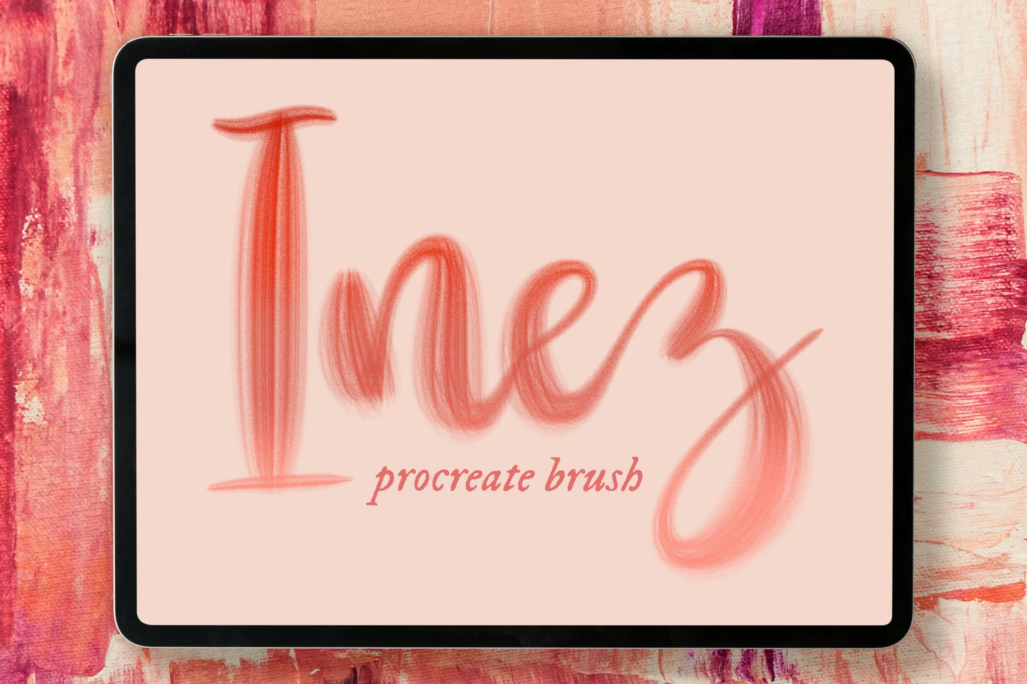 Inez Procreate Lettering Brush