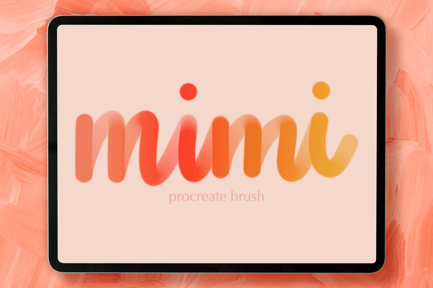 Mimi Procreate Lettering Brush