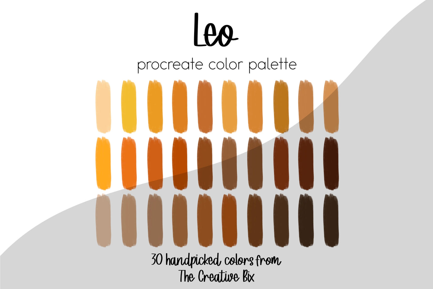 Leo Zodiac Procreate Palette
