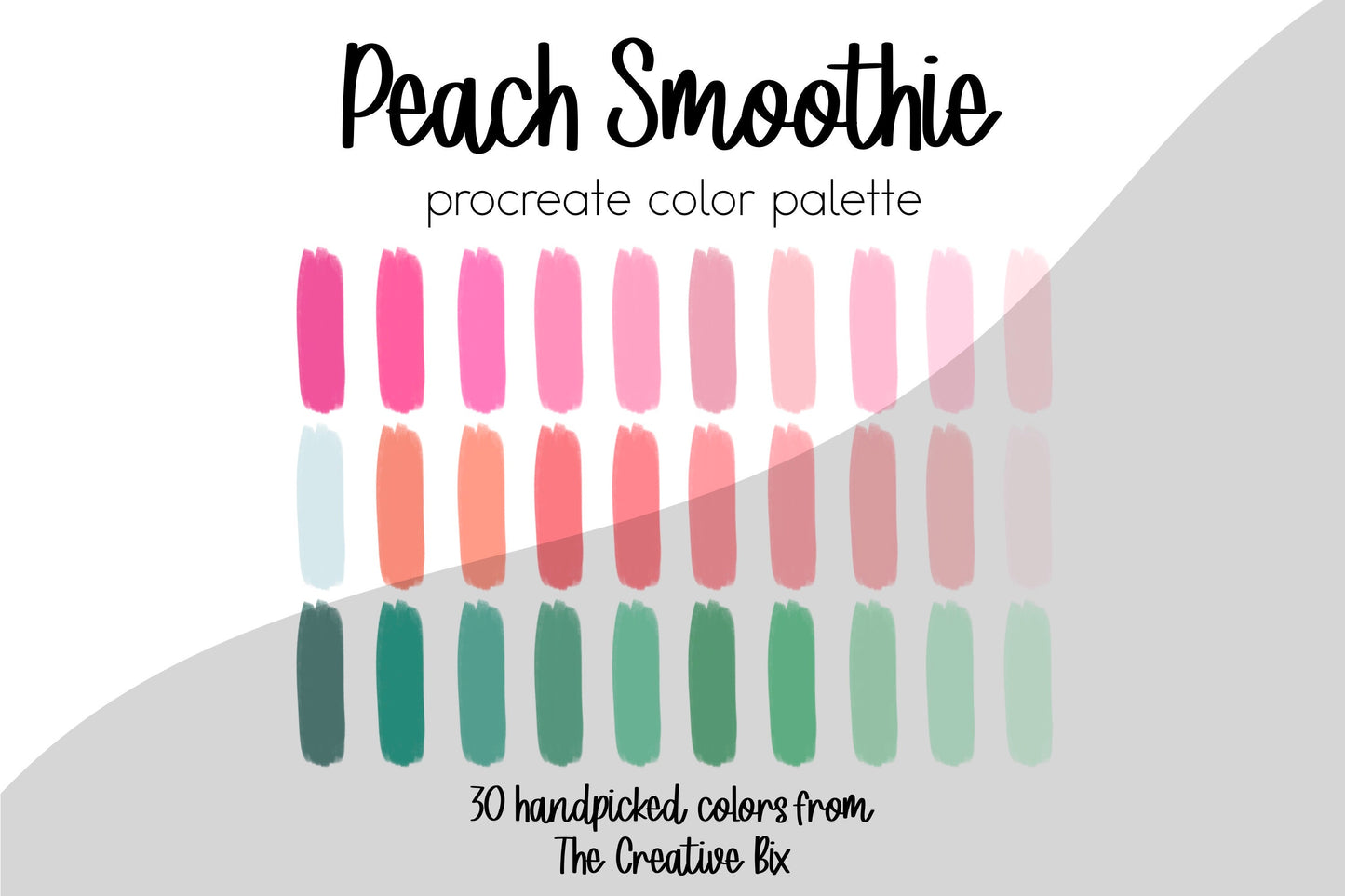 Peach Smoothie Procreate Palette