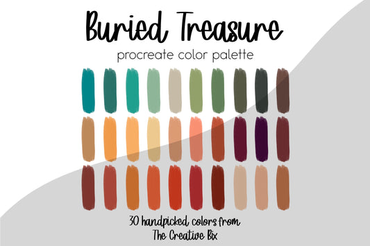 Buried Treasure Procreate Palette