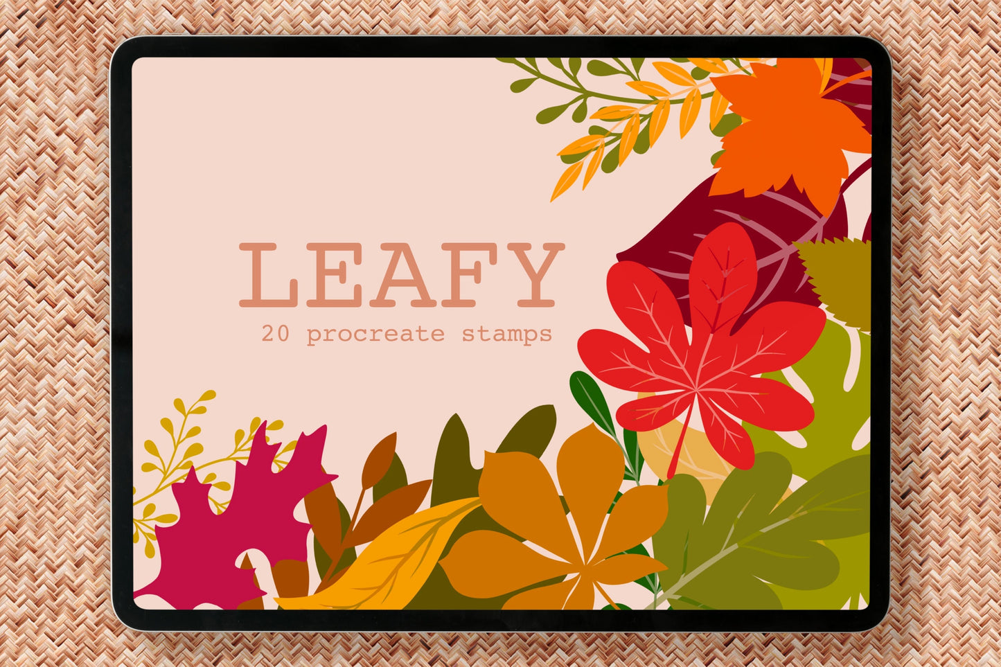 Leafy Brush Stamps