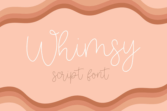 Whimsy Handwritten Script Font