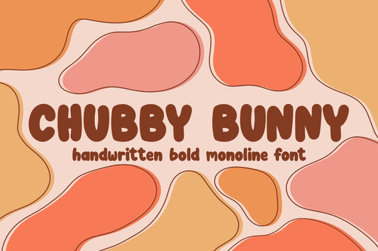 Chubby Bunny Hand Drawn Font