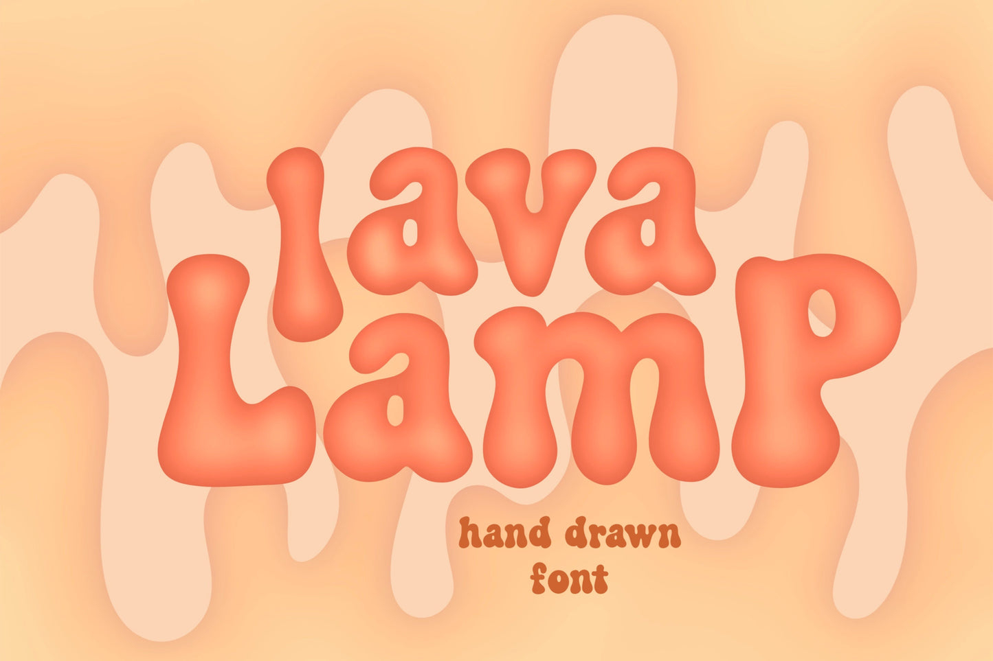 Lava Lamp Hand Drawn Font