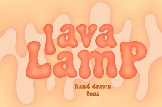 Lava Lamp Hand Drawn Font