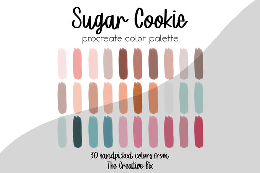 Sugar Cookie Procreate Palette