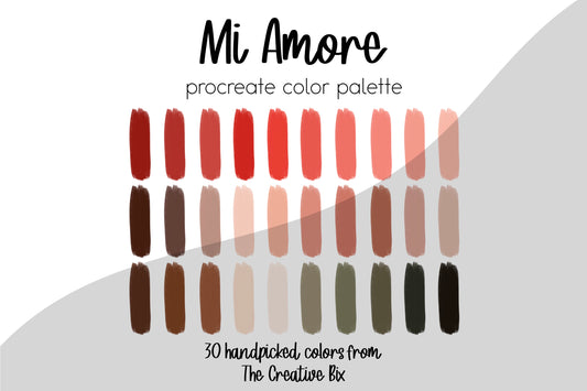 Mi Amore Procreate Palette