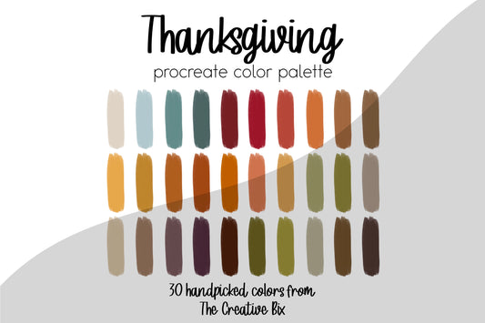 Thanksgiving Procreate Palette