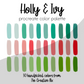 Holly & Ivy Procreate Palette