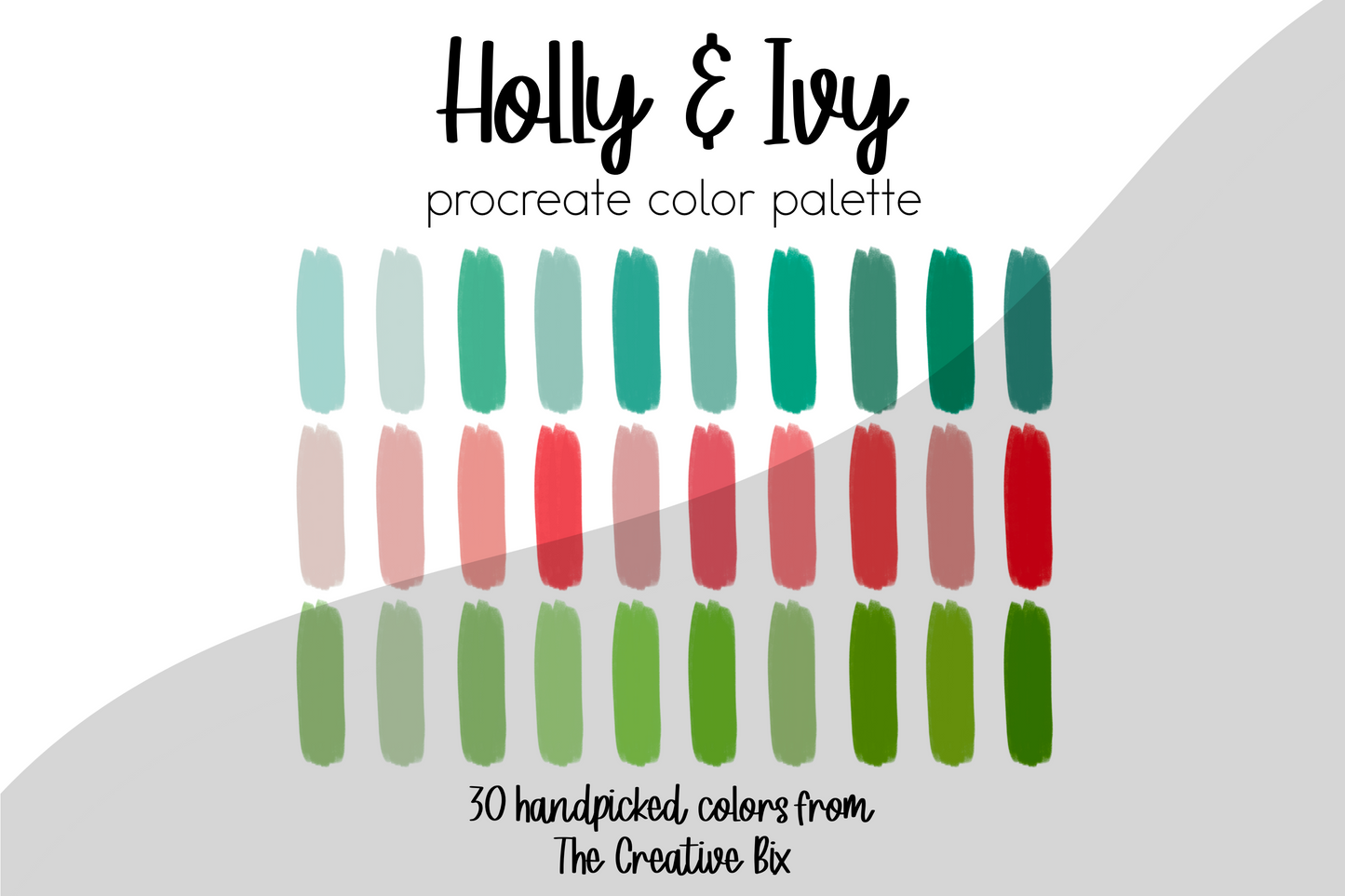 Holly & Ivy Procreate Palette