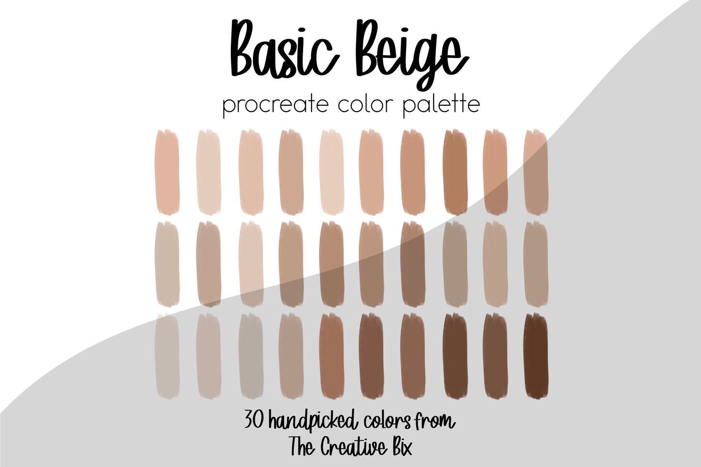 Basic Beige Procreate Palette