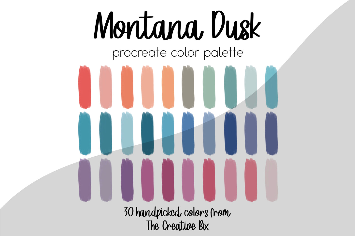 Montana Dusk Procreate Palette