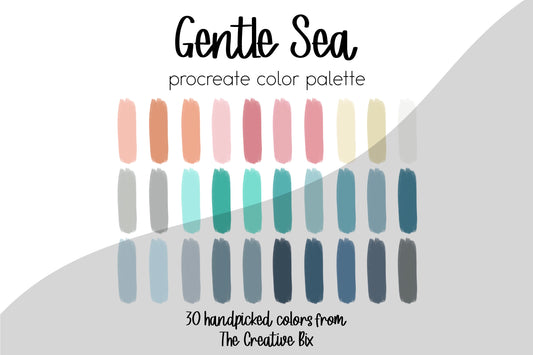 Gentle Sea Procreate Palette