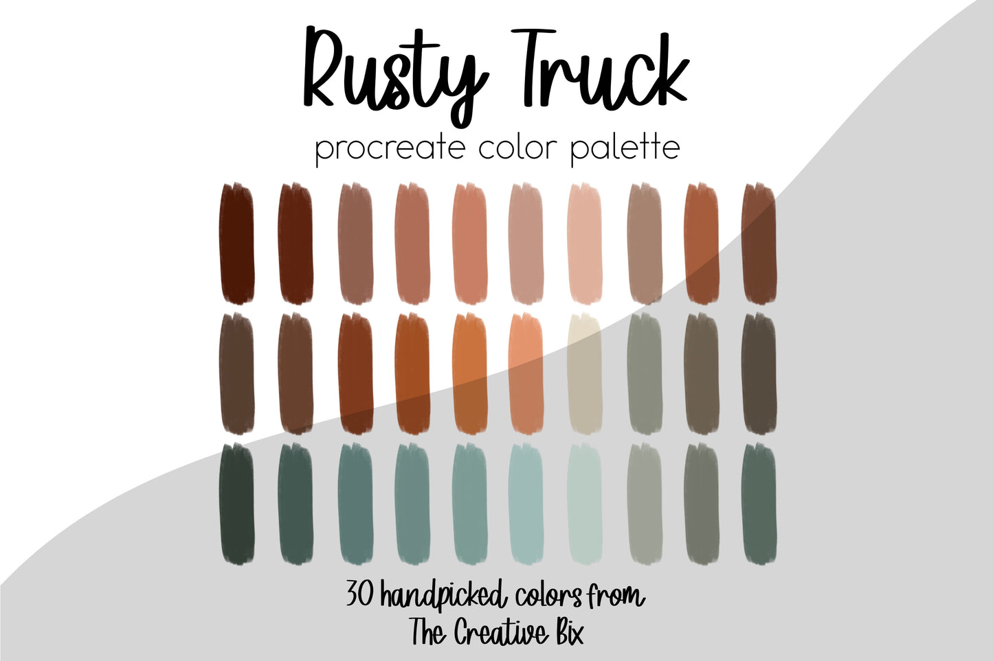 Rusty Truck Procreate Palette