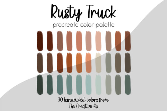 Rusty Truck Procreate Palette