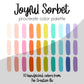 Joyful Sorbet Procreate Palette