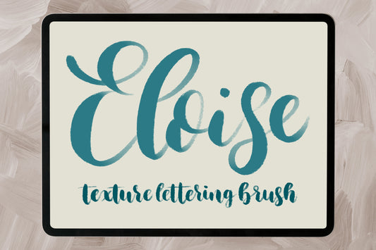 Eloise Procreate Lettering Brush
