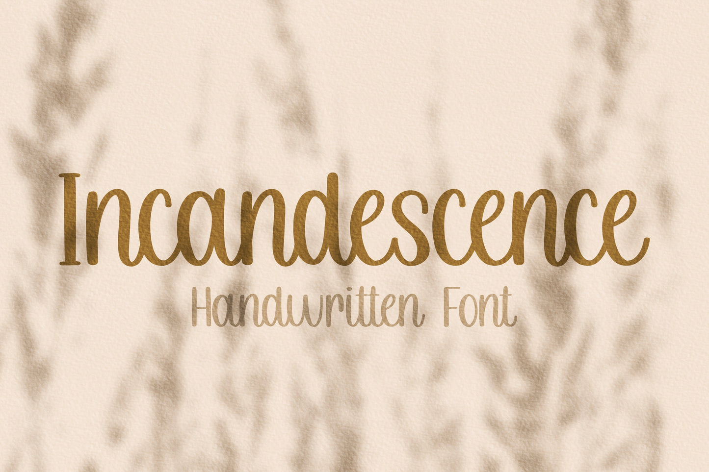 Incandescence Handwritten Font