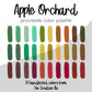 Apple Orchard Procreate Palette