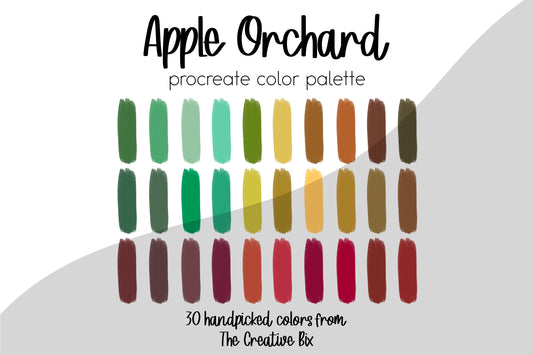 Apple Orchard Procreate Palette