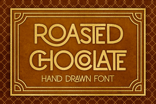 Roasted Chocolate Hand Drawn Font