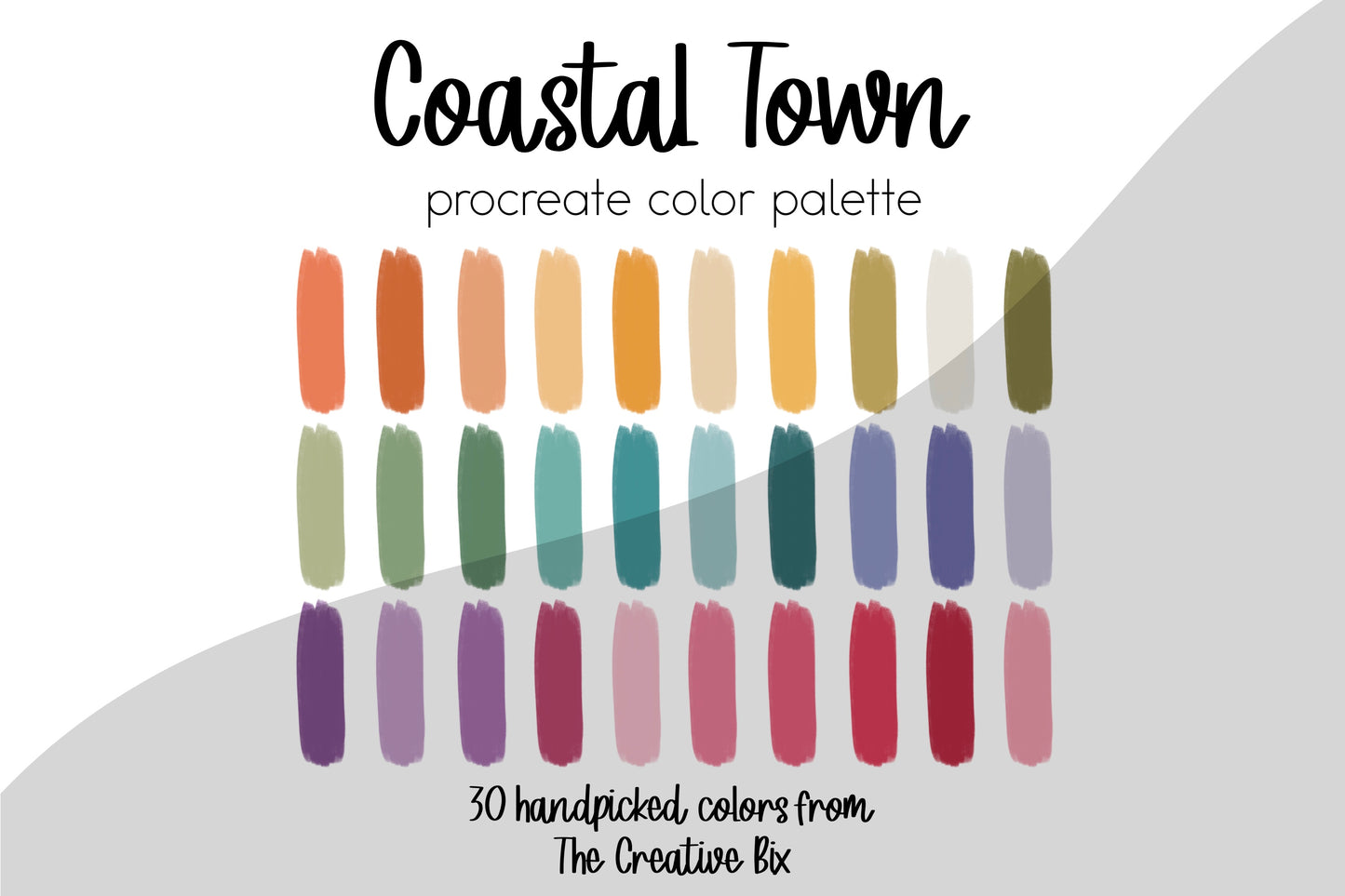 Coastal Town Procreate Palette