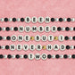 Friendship Bracelet 3D Font