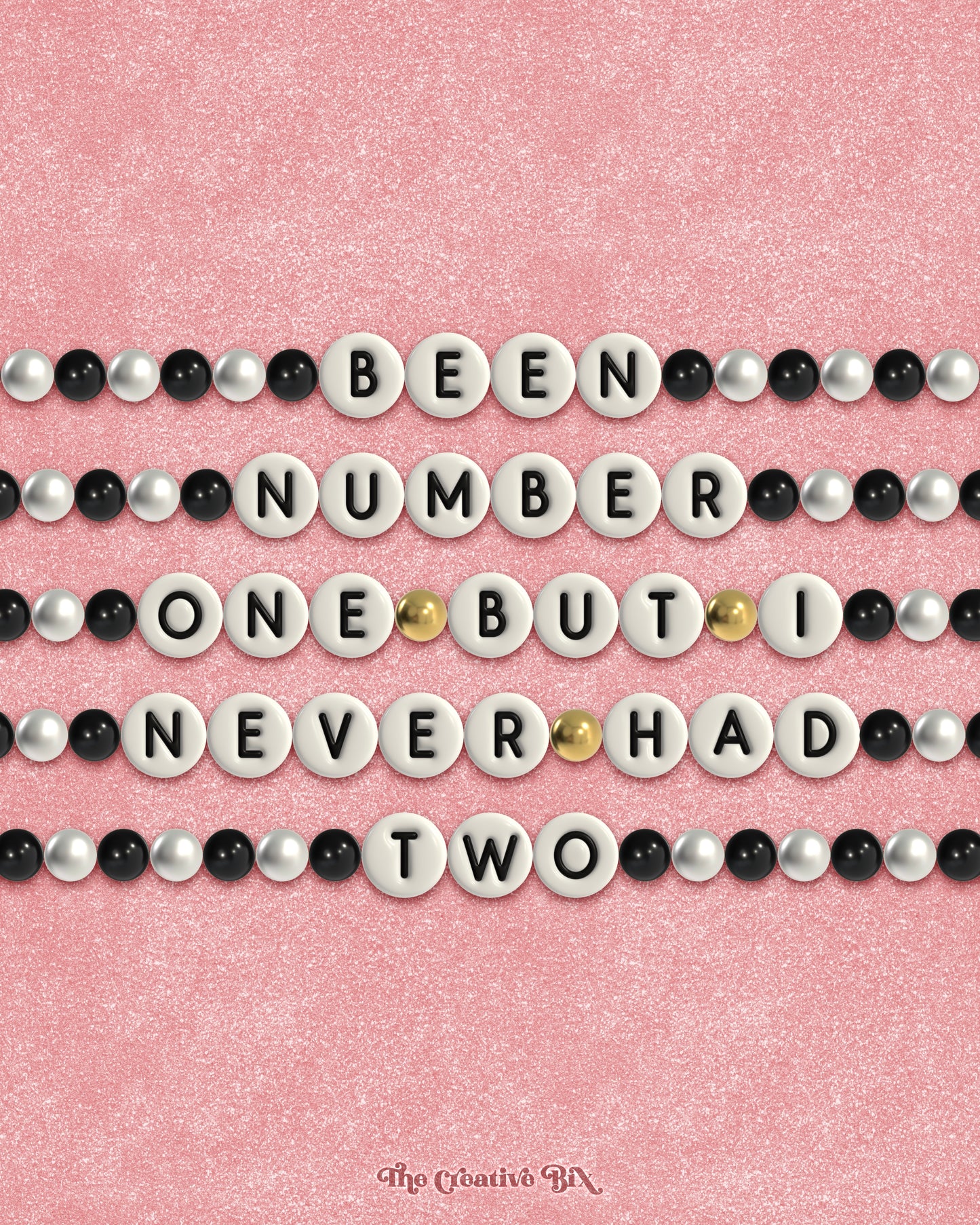 Friendship Bracelet 3D Font