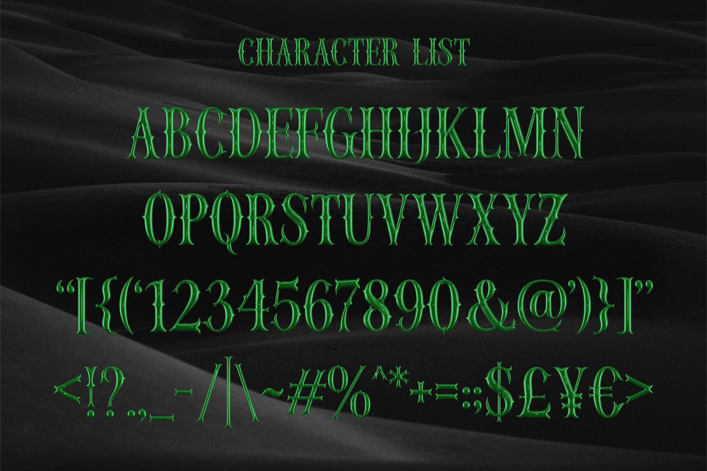 Elixir 3D SVG Color Font