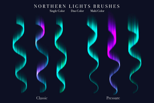 Northern Lights |  45 Procreate Brushes