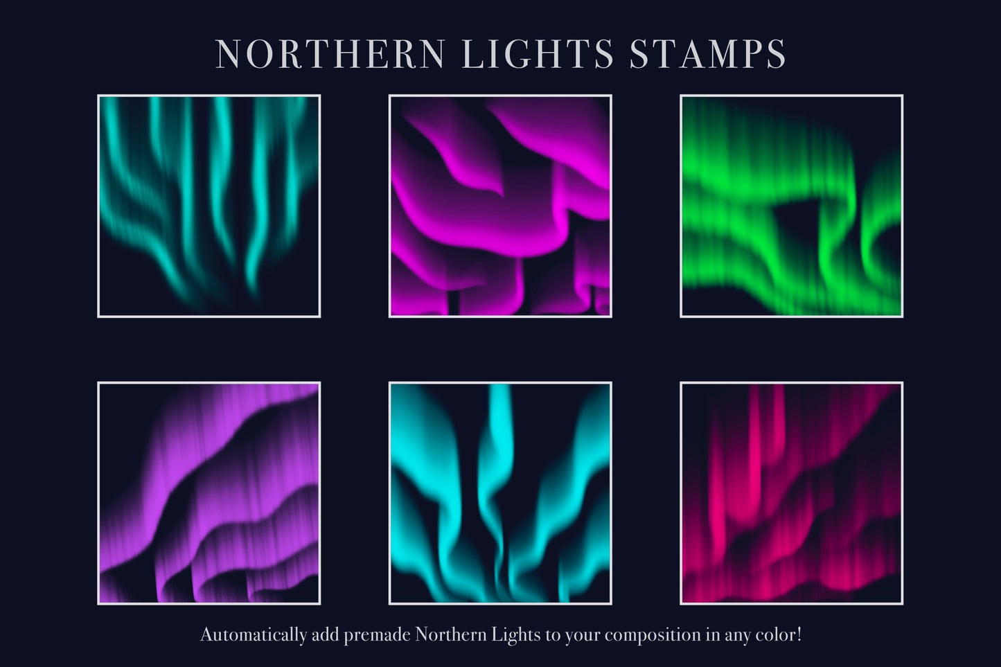 Northern Lights |  45 Procreate Brushes