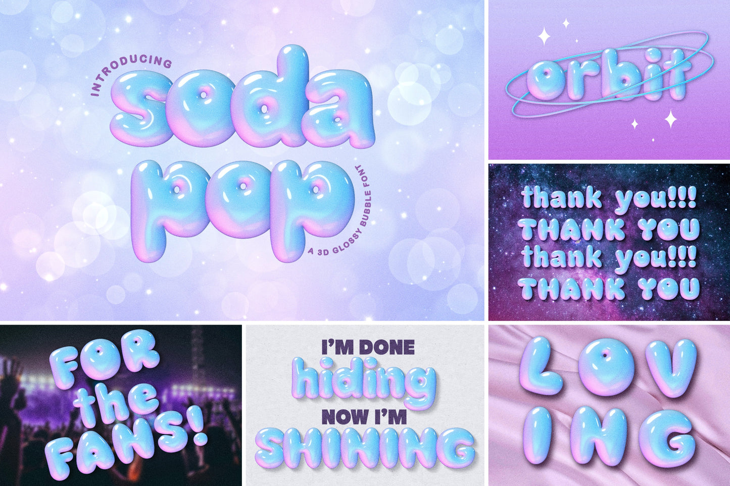 3D Font Bundle Pt. 2 | 50% off!