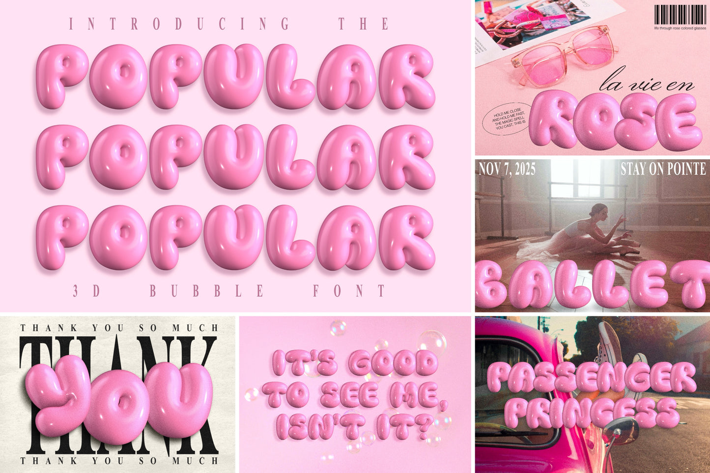 3D Font Bundle Pt. 2 | 50% off!