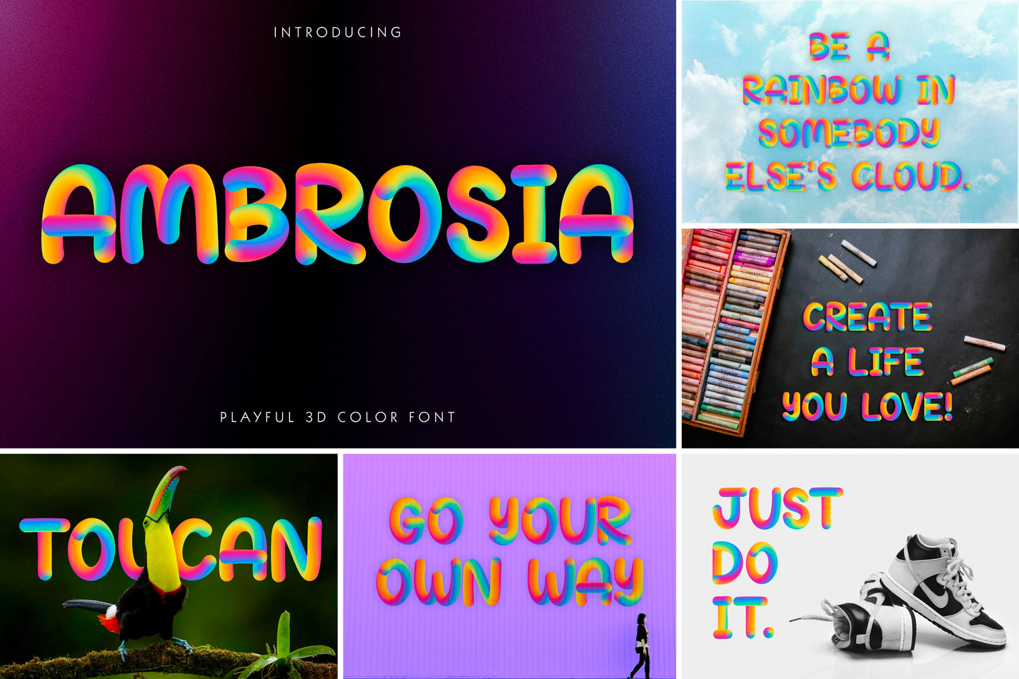 3D Font Bundle | Over 40% off!