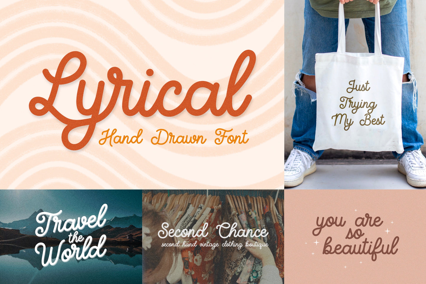 Script Font Bundle | Vol. 1 | 4 Fonts