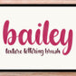 Bailey Procreate Lettering Brush